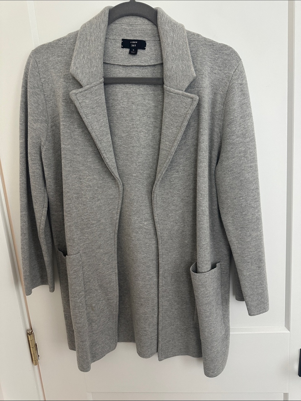 J. Crew 365 Merino Open Cardigan
